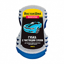 DW8612R Губка с чистящим слоем для удаления следов от насекомых 245х135х70мм NON SCRATC BUG 1шт/20шт